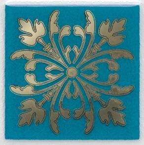 Вставка Kerama Marazzi Клемансо бирюзовый HGD/D252/5246 4.9х4.9х6.9