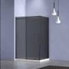 Душевой уголок Vincea Como-N VSR-4CN9015CGB профиль черный, стекло тонированное, 150x90x200 фото 3