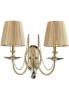 Бра Crystal Lux Victoria AP2 GOLD/AMBER фото 2