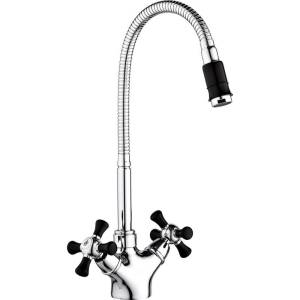 Смеситель для кухни РМС SL92BL-279F черный, хром