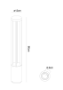 Ландшафтный светодиодный светильник Arte Lamp Carcassa A4668PA-1BK фото 2