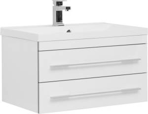 Тумба с раковиной Aquanet Верона 75 287672 белый, 445x750x480