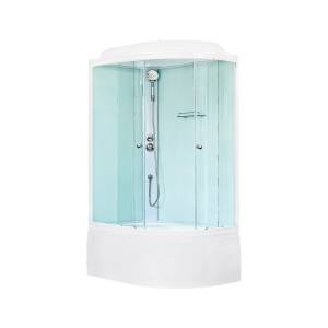 Душевая кабина Royal Bath BK RB8120BK5-WT-R с высоким поддоном, с сиденьем