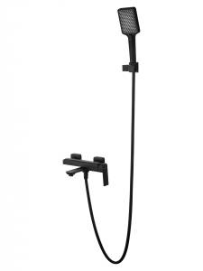 Смеситель для ванны Wonzon & Woghand WW-88639011-MB с душем, черный матовый