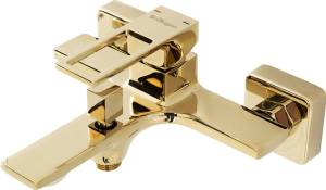 Смеситель для ванны с душем BelBagno Luce LUC-VAS-ORO