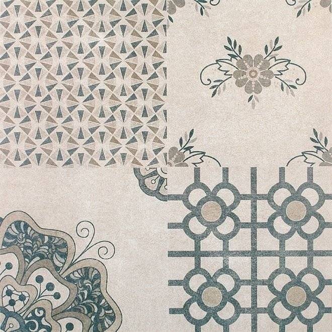 Керамогранит Kerama Marazzi Королевская дорога SG614320R Обрезной Орнамент Беж 60x60