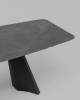 Стол обеденный Stool Group Eliora DT9026-160 black top DUAL графит фото 6