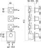 Скрытая часть Bossini OKI 3 Outlets LP Z030202 фото 2