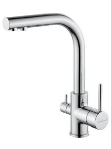 Смеситель для кухни Wonzon & Woghand WW-88458005-CR c подключением фильтра, хром