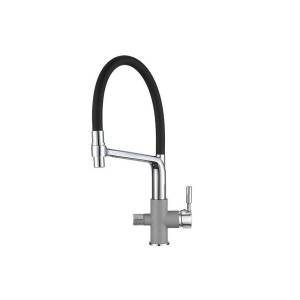 Смеситель для кухни Granula GR-0075, АЛЮМИНИУМ