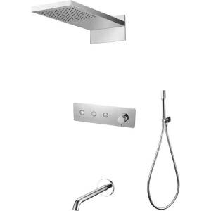 Душевой комплект Boheme Fusion 130-2-CR хром, с внутренней частью