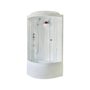 Душевая кабина Royal Bath RB 90BK1-T с высоким поддоном, с сиденьем