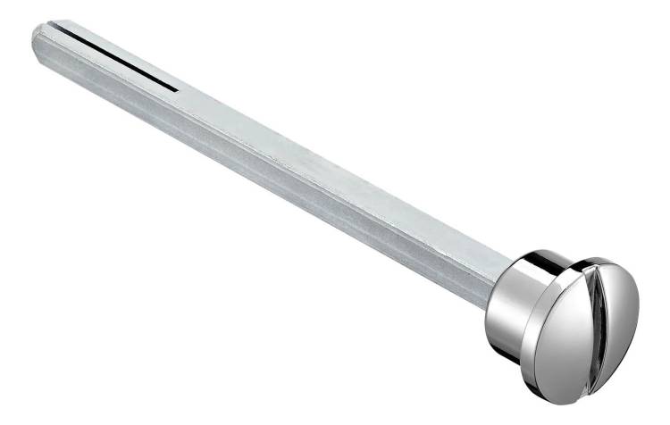 Квадрат Morelli LUX-SPINDLE-WC 110 CRO хром, с кнопкой