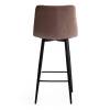 Стул полубарный Tetchair Chilly (mod. 7095пб ) 19653 бежевый, черный фото 4