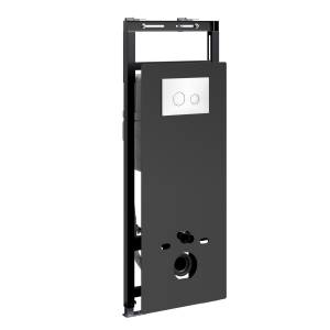 Система инсталляции для унитазов Wasserkraft Salm 27TLT.010.ME.BL.WH01 клавиша белый