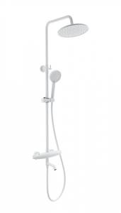Душевая стойка Wonzon & Woghand WW-B3031-A3-MW с термостатом, белый