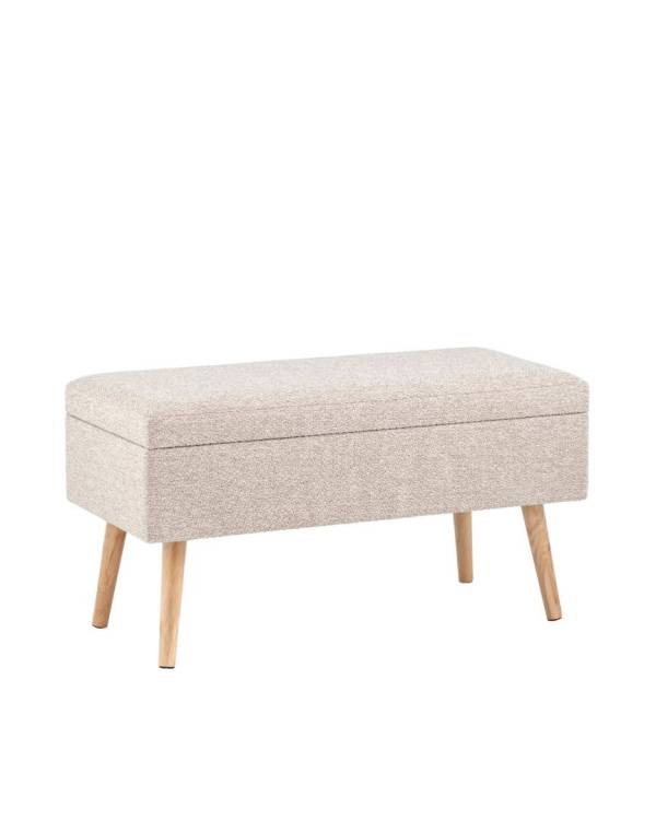 Банкетка Stool Group Сторми 19B485LK-5A серо-бежевый с ящиком