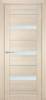 Межкомнатная дверь экошпон Мариам Техно 742, остекленная, капучино 600x2000