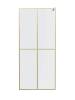 Душевая перегородка Watersense Eva W00208 профиль золото матовое, стекло прозрачное, 90x200 фото 8