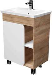 Тумба для комплекта 1MarKa Nuvo 70Н напольная, дуб сонома