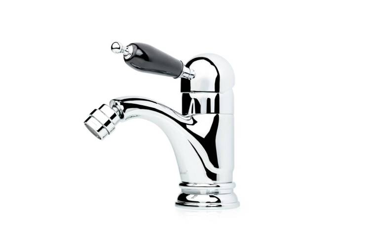 Смеситель для биде Boheme Tradizionale Chromo 266-BLC с черной керамикой