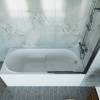 Акриловая ванна Vincea VBT-2A170-LG с ножками, белая, 170x75x48 фото 3