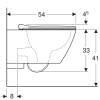 Унитаз подвесной Geberit Smyle 500.685.01.2 Square с крышкой-сиденьем с микролифтом фото 5