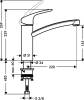 Смеситель для кухни Hansgrohe Focus 31806800 фото 2