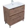 Тумба под раковину Aquanet Алвита new 80 344129 дуб Веллингтон, табак