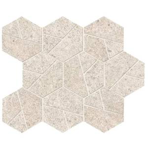 Мозаика Atlas Concorde Boost Stone A67I White Mosaico Hex 25x28.5