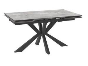 Стол Дик DikLine AKE160 00-00073551 stone grey st cer/черный 160x90