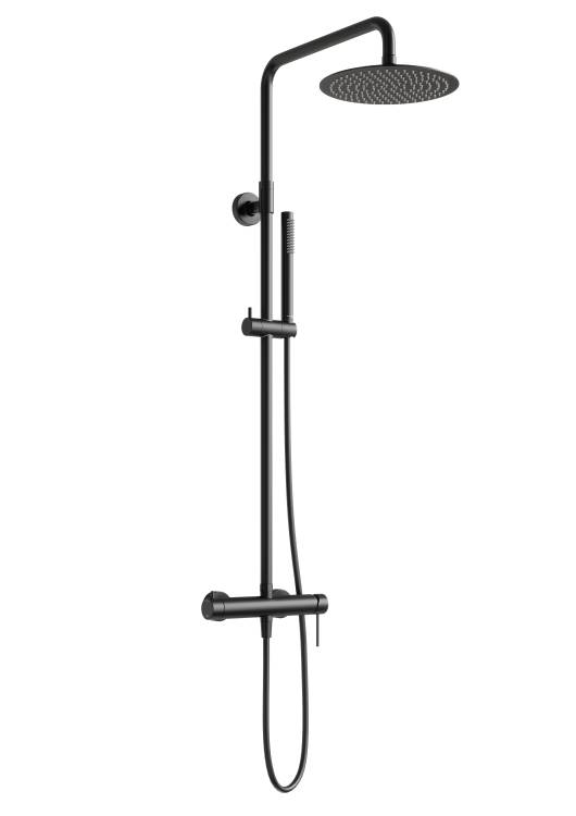 Душевая стойка Wasserkraft A30002BL черный матовый