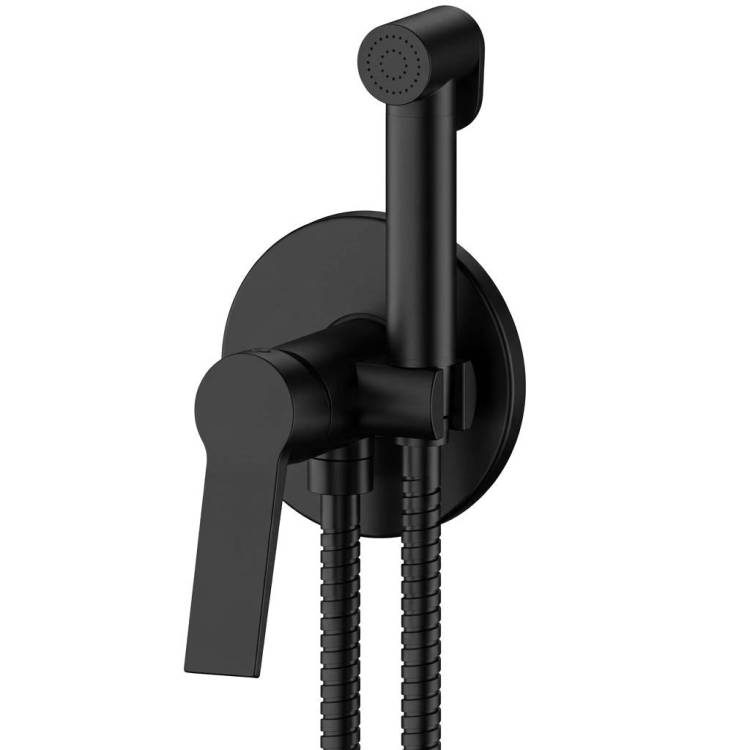 Гигиенический душ Remer Slash & Dot SL65WNO черный матовый