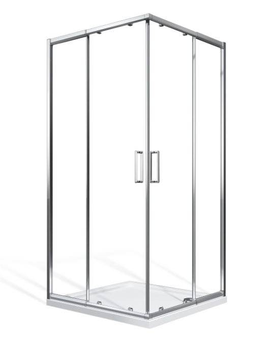 Душевой уголок Good Door Spirit CR-80-C-CH СП00023 профиль глянцевый хром, стекло прозрачное, 80x80x190