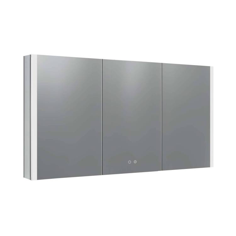 Зеркало-шкаф Aquatek AQ7129-MLC с подсветкой, хром, 120x70x13.3