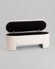 Банкетка Stool Group Taks LV-112-S000 белый, букле, с местом для хранения фото 4