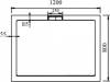 Поддон для душа Weltwasser WW TRS12080 фото 3
