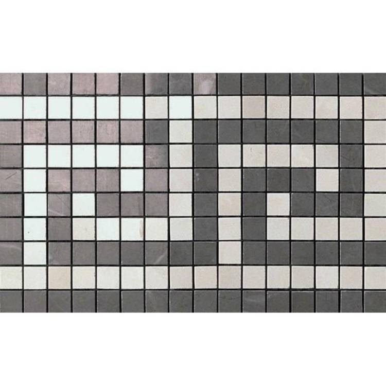Мозаика Atlas Concorde Marvel ASM9 Grey/Moon Greca Mosaico 18.5x30