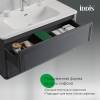 Тумба с раковиной Iddis Oxford Neo OXN10D0i95K подвесная, 100 см, темно-серый фото 5