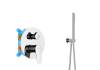 Душевой комплект Aquatek Бетта AQ1173CR Set 4 в 1, хром фото 4