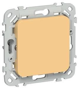 Заглушка с суппортом IEK Flite FI-PL10-K90 золотарник