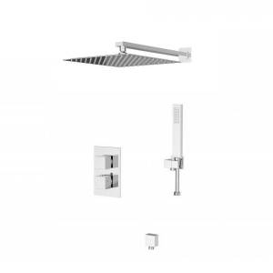 Душевая система D&K Liszt Bayern DA2515701A04 хром, встраиваемая, с термостатом