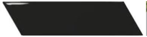Керамогранит Equipe Chevron Wall 23366 Black Right 18.6x5.2