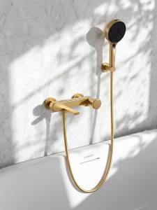Смеситель для ванны AltroBagno Рикко (Ricco) 0234 BG матовое золото