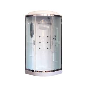 Душевая кабина Royal Bath RB90HK2-T-CH с низким поддоном