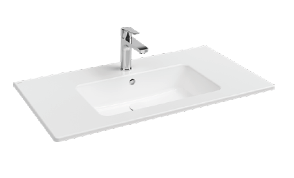 Раковина Isvea SistemaT 10SL50091SV белая, 91 см