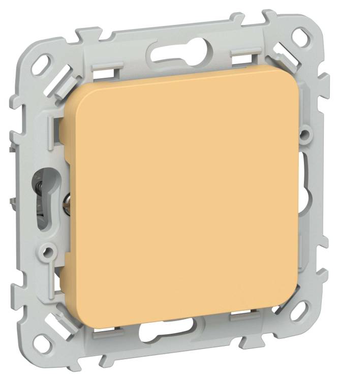 Заглушка с суппортом IEK Flite FI-PL10-K90 золотарник