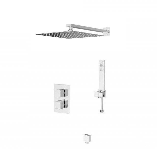 Душевая система D&K Liszt Bayern DA2515701A04 хром, встраиваемая, с термостатом
