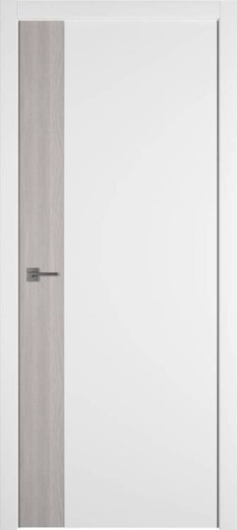 Межкомнатная дверь Владимирская Фабрика Дверей Urban V Emalex Ice вставка Stone oak 800x2000