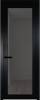 Межкомнатная дверь Profil Doors 1 AGP цвет профиля Черный, стекло безопасное 6 мм тонированное 700x2000